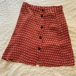 H&M Button Up Skirt